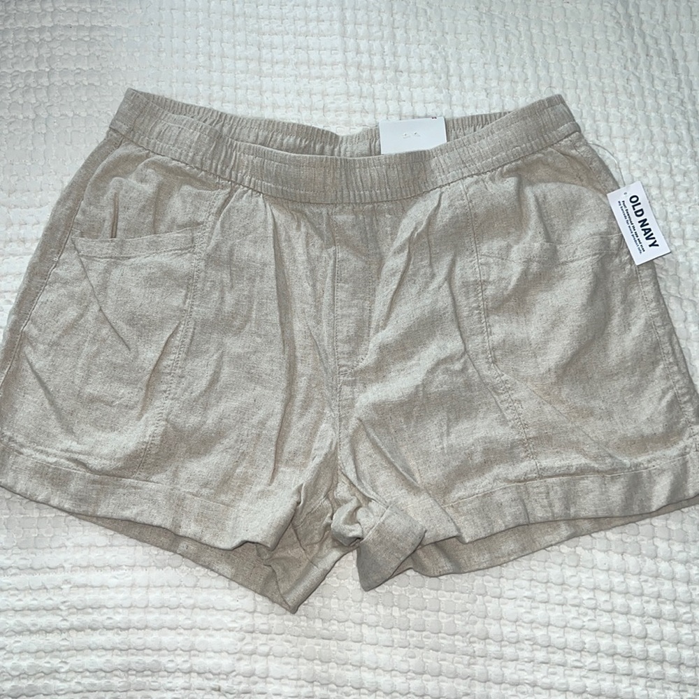 Linen shorts